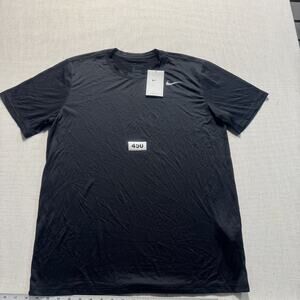 Nike Dri-FIT Legend Men's Fitness T-Shirt Sz L‎ Black Brand New